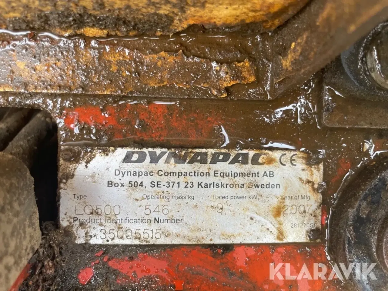 Billede 9 - Pladevibrator Dynapac LG500