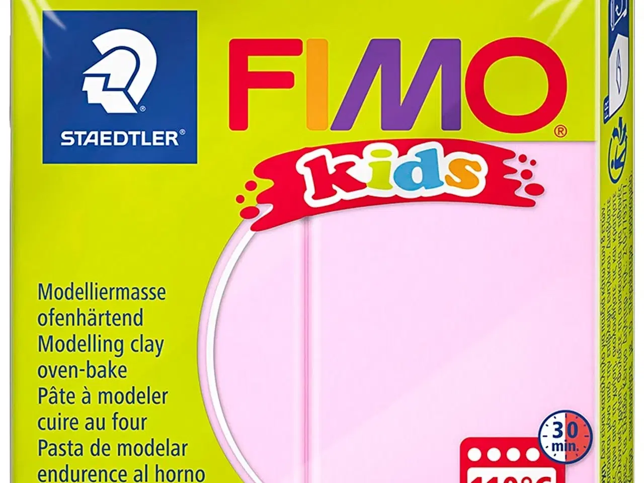 Billede 1 - FIMO® Kids Ler - Rosa, 42g til Kreativ Leg