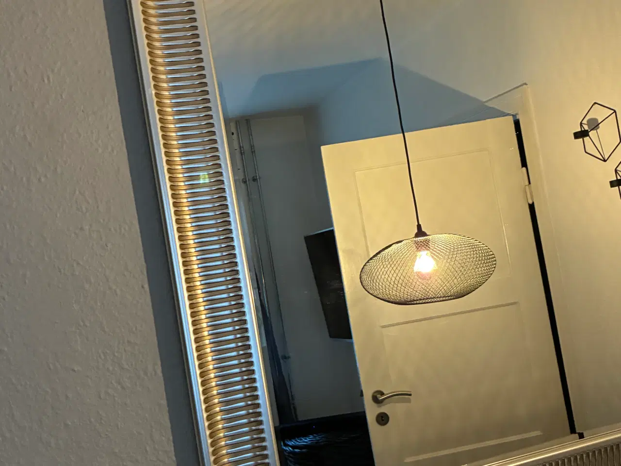 Billede 3 - Spejl med sølvramme