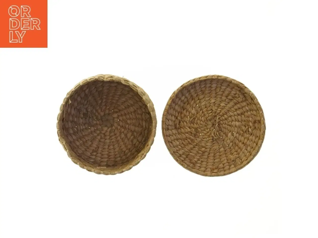 Billede 5 - Rund kurv med låg (str. Ø. 13 cm. længde. 11 cm)