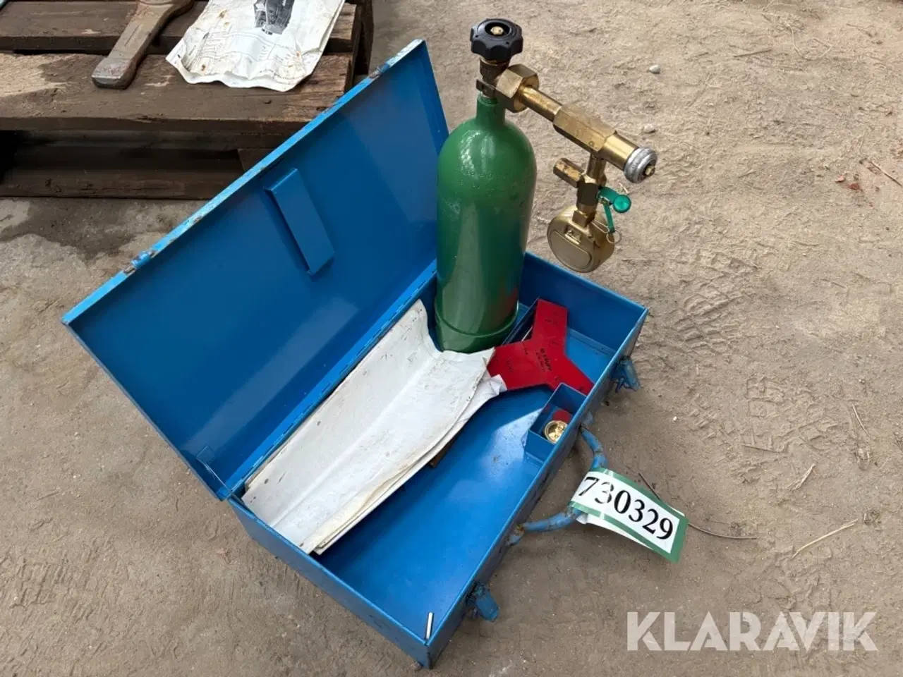 Billede 2 - Gasflaske til påfyldning Krupp
