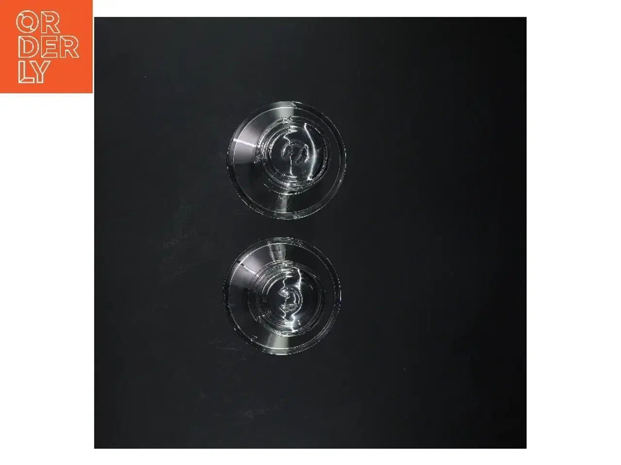 Billede 2 - Sæt med to glas lysestager fra Rosendahl (str. Ø 11 cm)