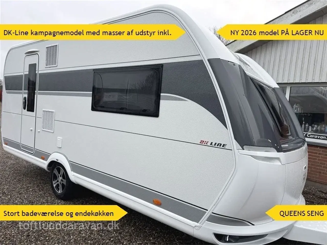 Billede 1 - 2026 - Hobby De Luxe 460 SFf NU PÅ LAGER, NY 2026 DK-LINE. m/QUEENS SENG og masser af udstyr inkl. i prisen.