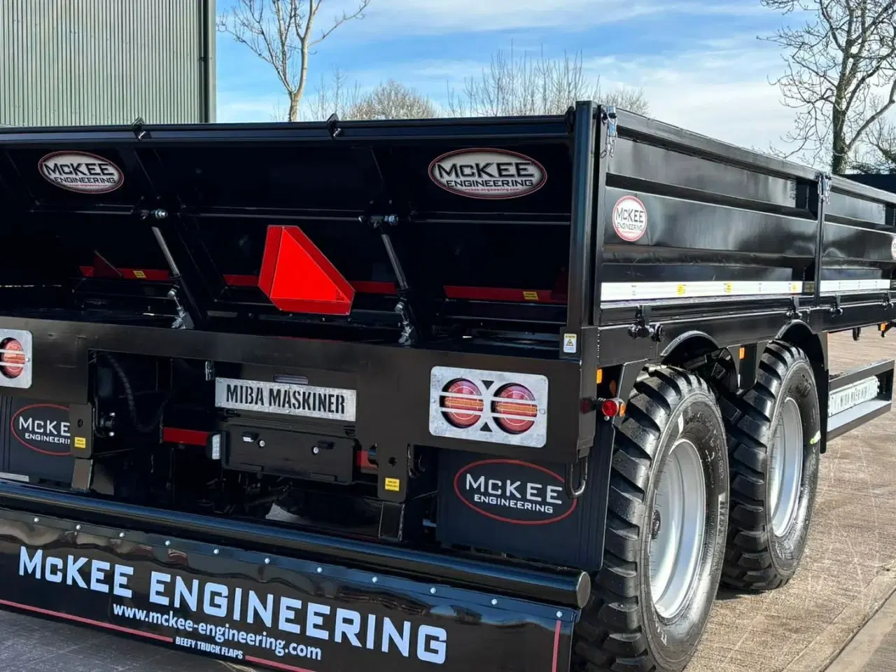 Billede 7 - McKee 16T entrepenørvogn med nedfoldbare sider
