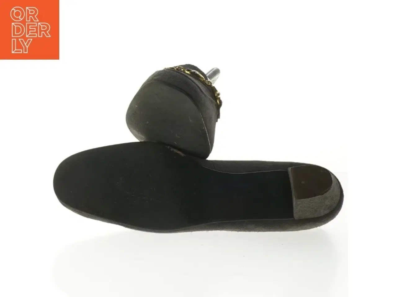 Billede 4 - Mørkegrå pumps i ruskind (str. 37 )