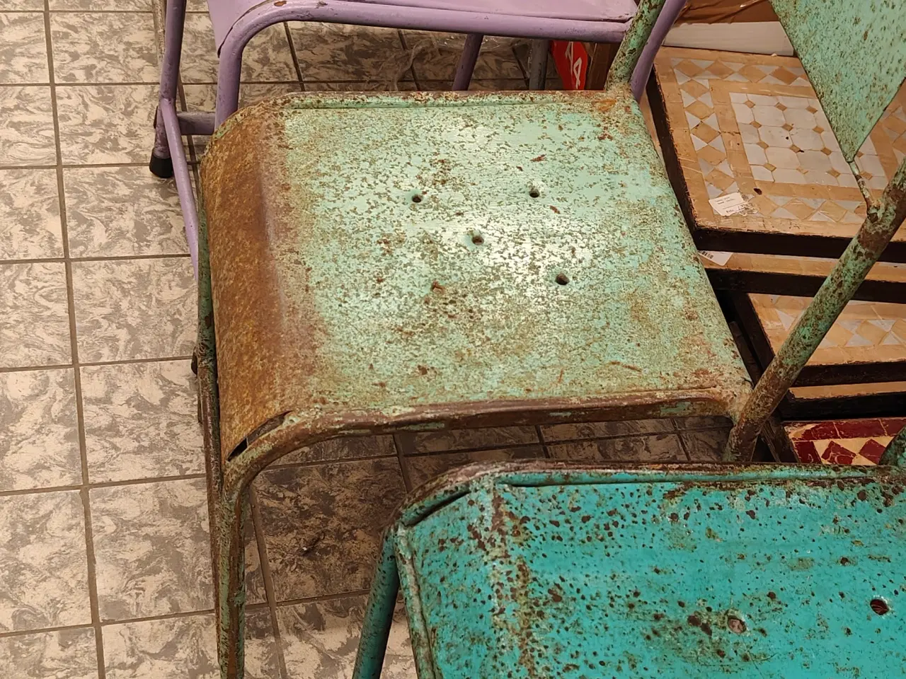 Billede 1 - Metal stole 