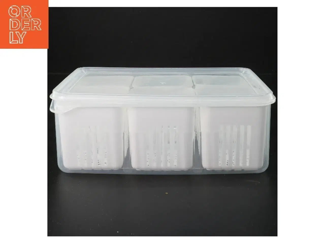 Billede 2 - Opbevaringsbeholder med ruminddelinger (str. 22x16 cm)