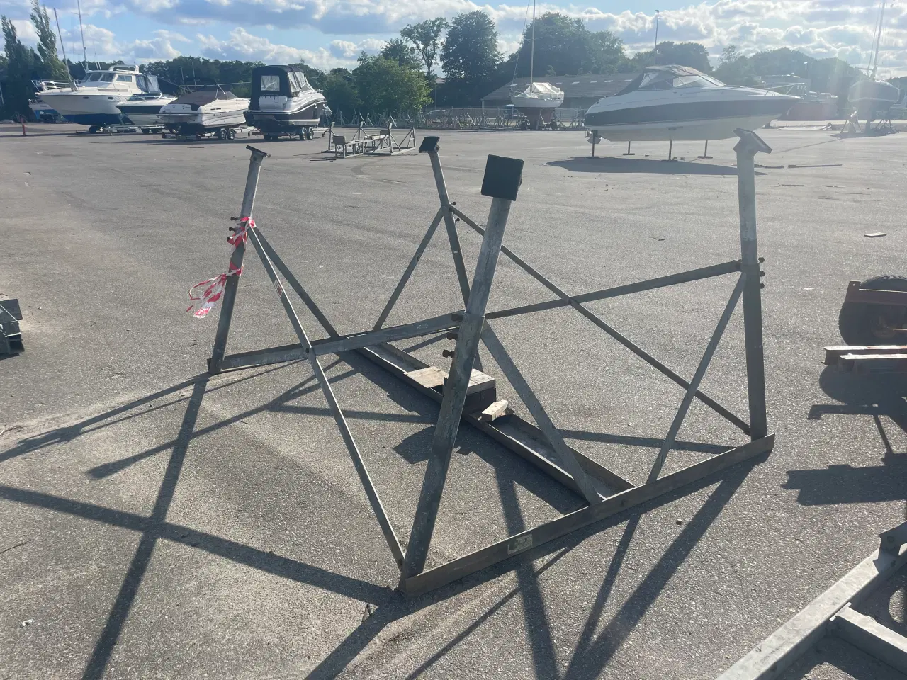 Billede 1 - Bådstativ galvaniseret 