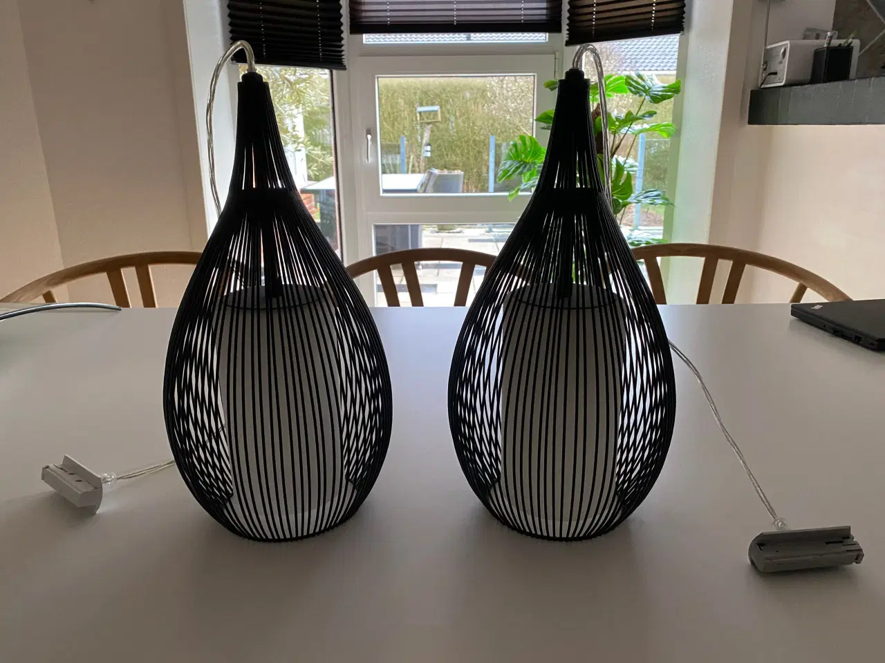 Billede 1 - 2 Pendellamper EGLO Razoni sort