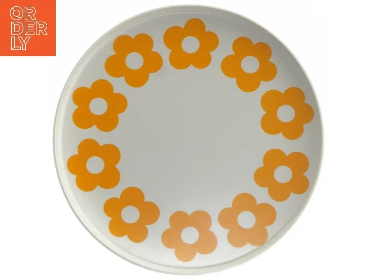 Billede 1 - Retro tallerkener, 2 stk fra Melamin (str. 2 stk Ø 19 cm)