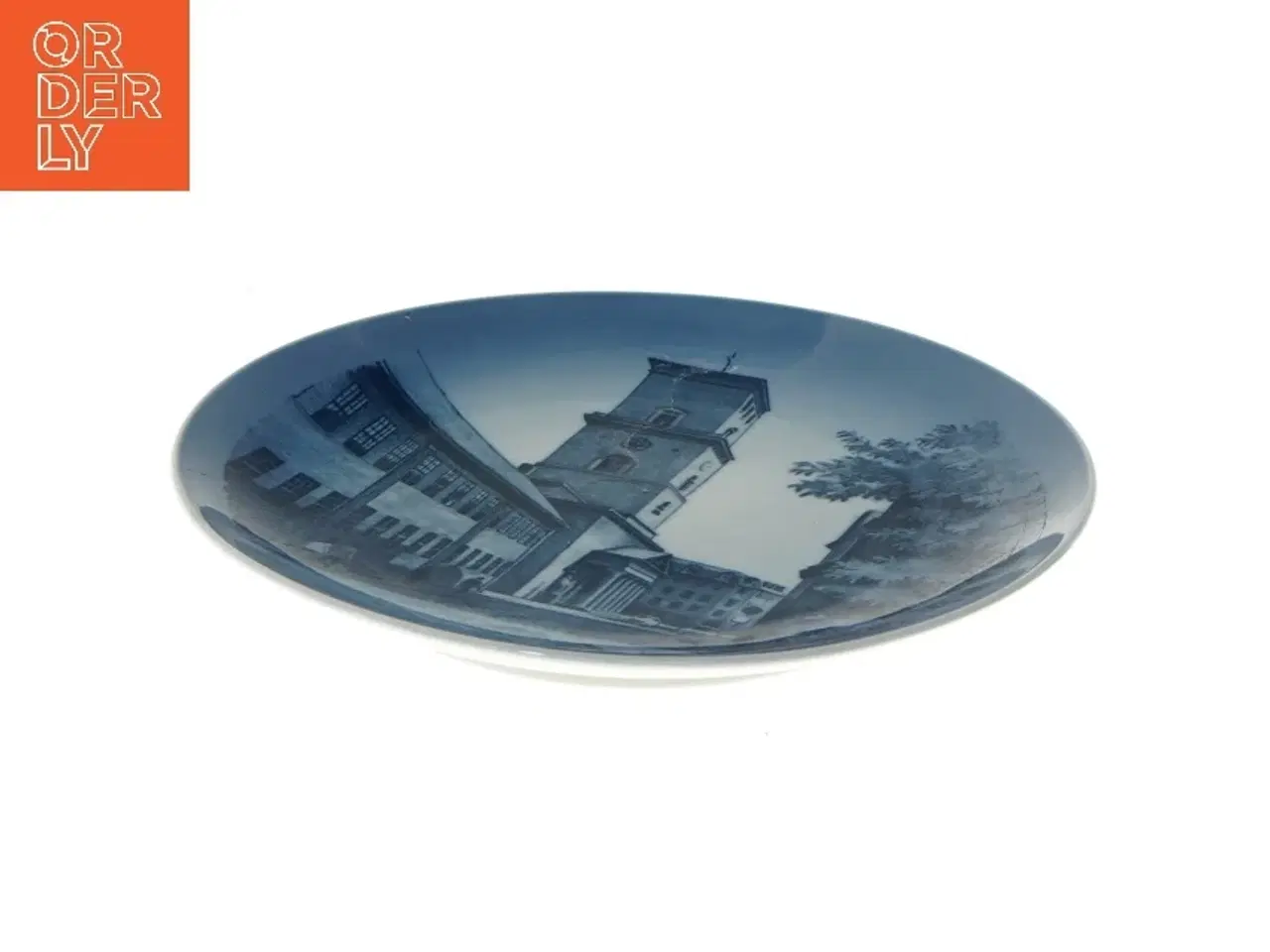 Billede 2 - Københavns Domkirke porcelænstallerken fra Royal Copenhagen (str. Ø 18,5 cm)