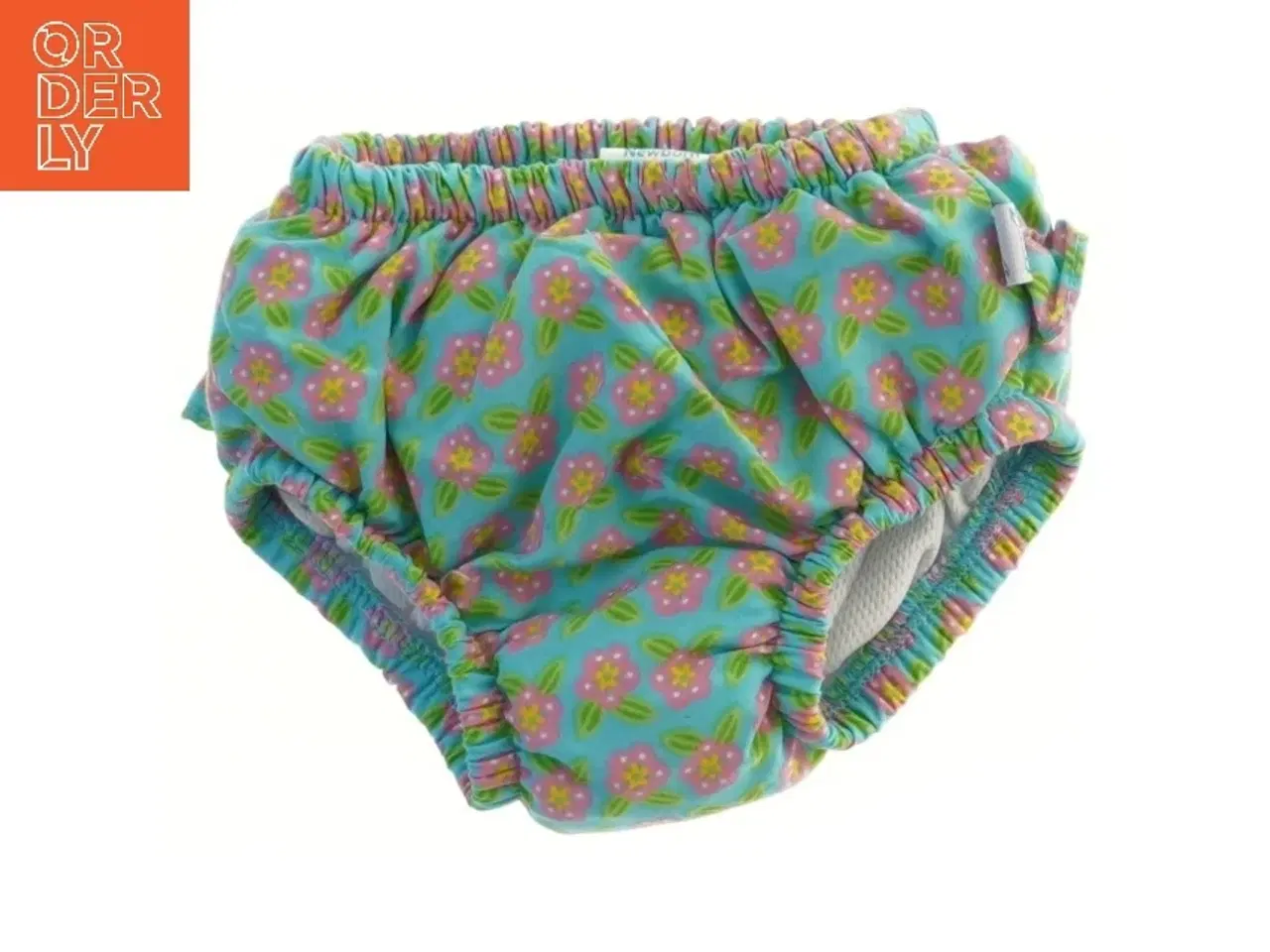 Billede 1 - Blomstret badebukser med flæse fra I Play (str. 62)