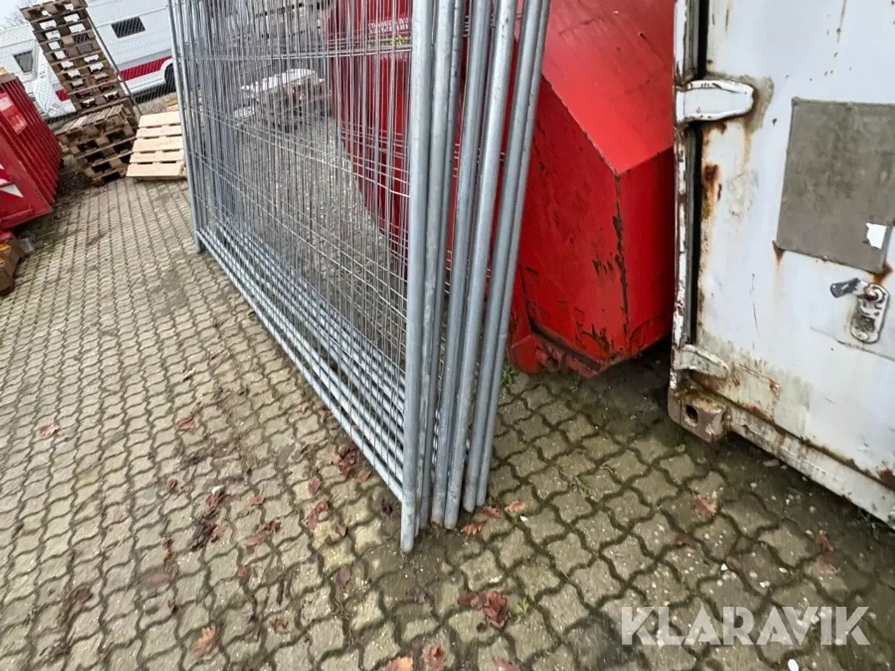 Billede 6 - Byggepladshegn med stativ 31 styk