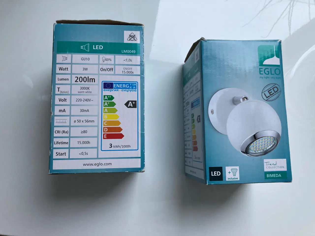 Billede 1 - Eglo væg/senge lamper