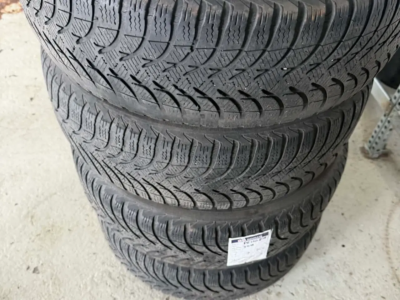 Billede 2 - 4 x 108 Peugeot Stålfælge med vinterdæk