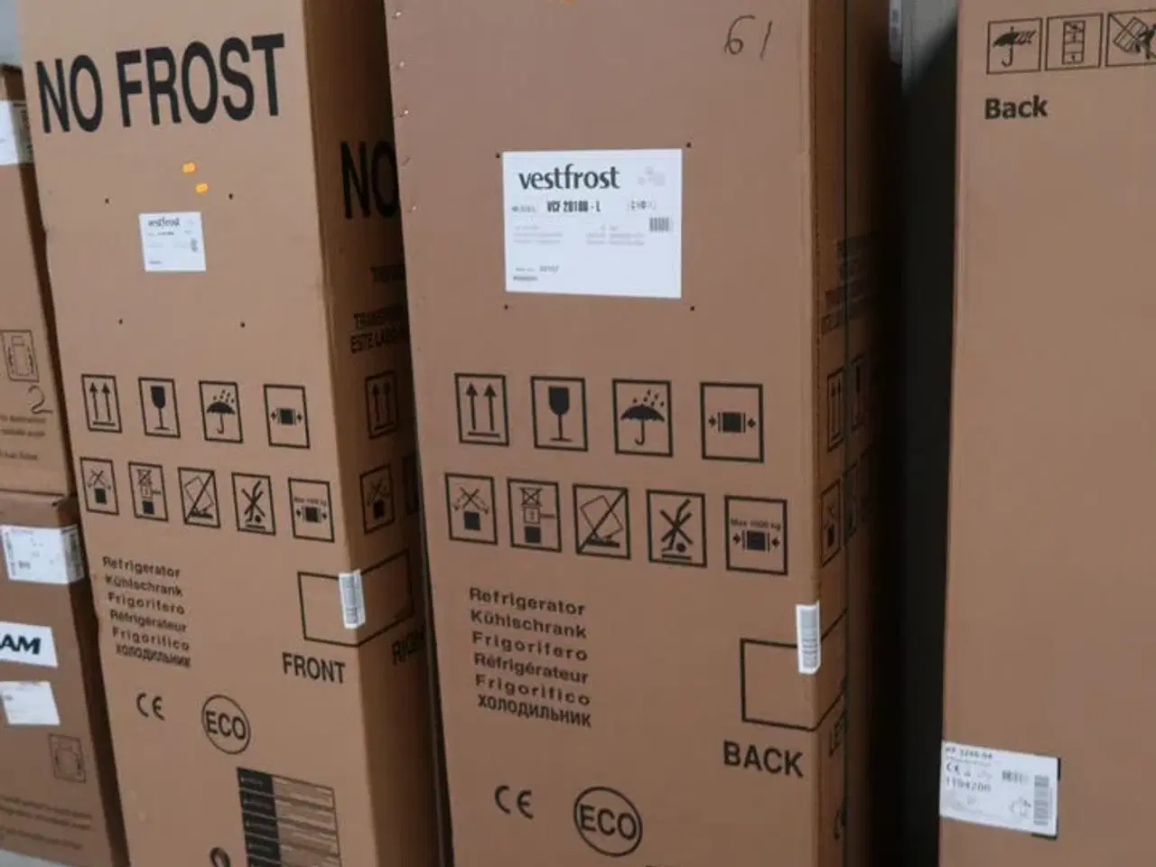 Billede 1 - Køle/fryseskab VESTFROST VCF 20186-L