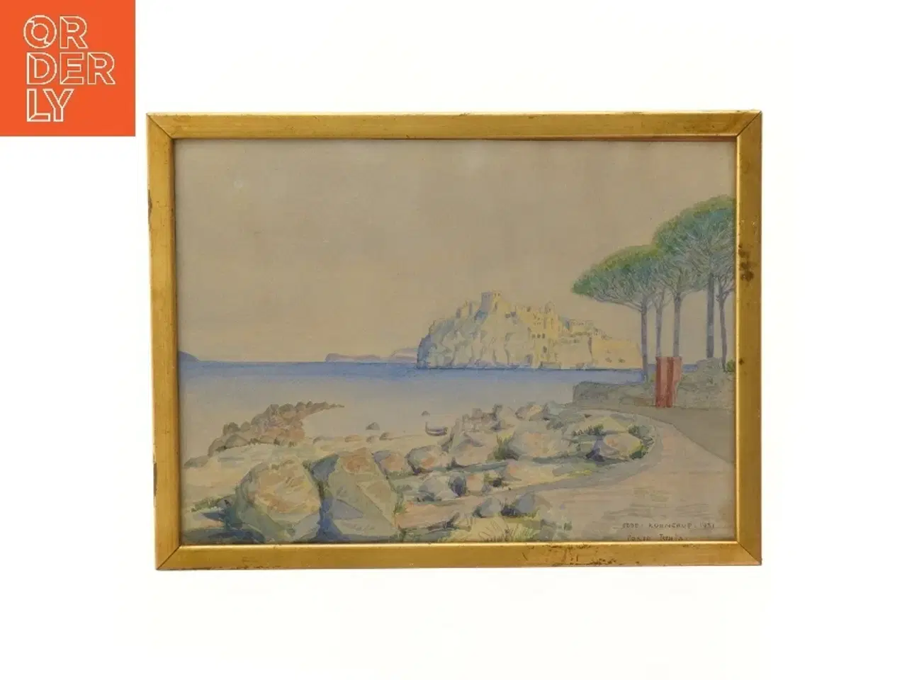 Billede 1 - Maleri Landskab (str. 37x28 cm)