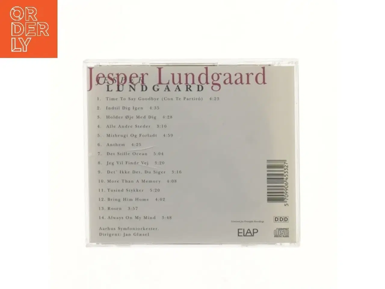 Billede 2 - CD med Jesper Lundgaard fra ELAP (str. 12,5x14 cm)