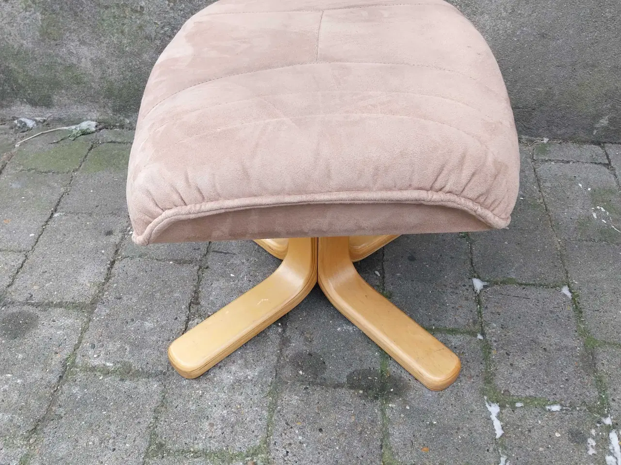 Billede 2 - Fodskammel.  Skammel. Puf. 