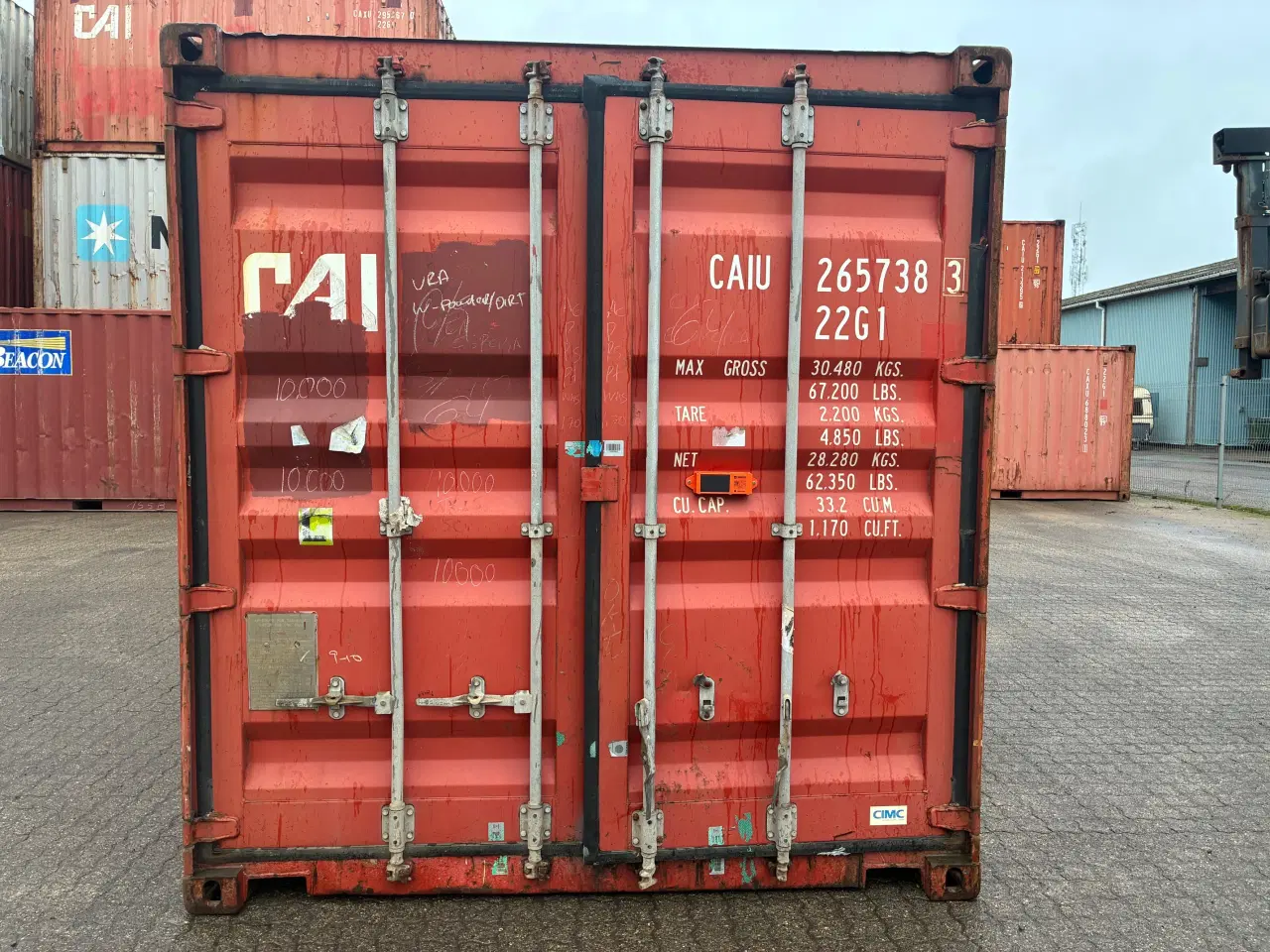 Billede 1 - 20 fods Container- ID: CAIU 265738-3