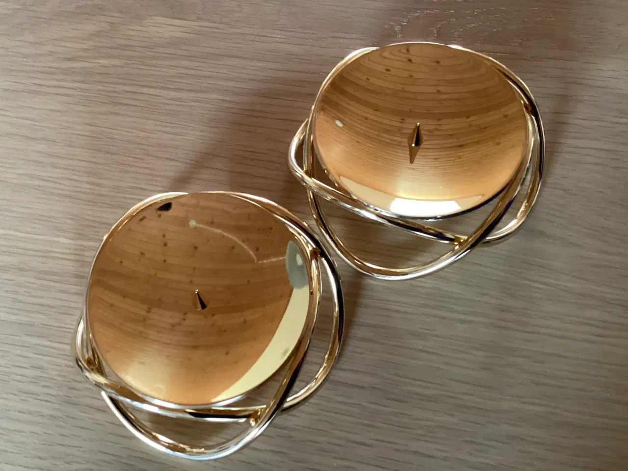 Billede 3 - Georg Jensen Glow lysestager, guld, pris pr. stk.