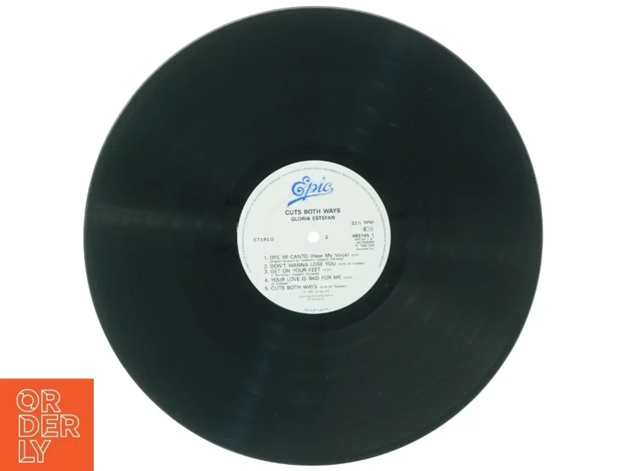 Billede 3 - Gloria Estefan Vinyl LP fra Epic (str. 31 x 31 cm)
