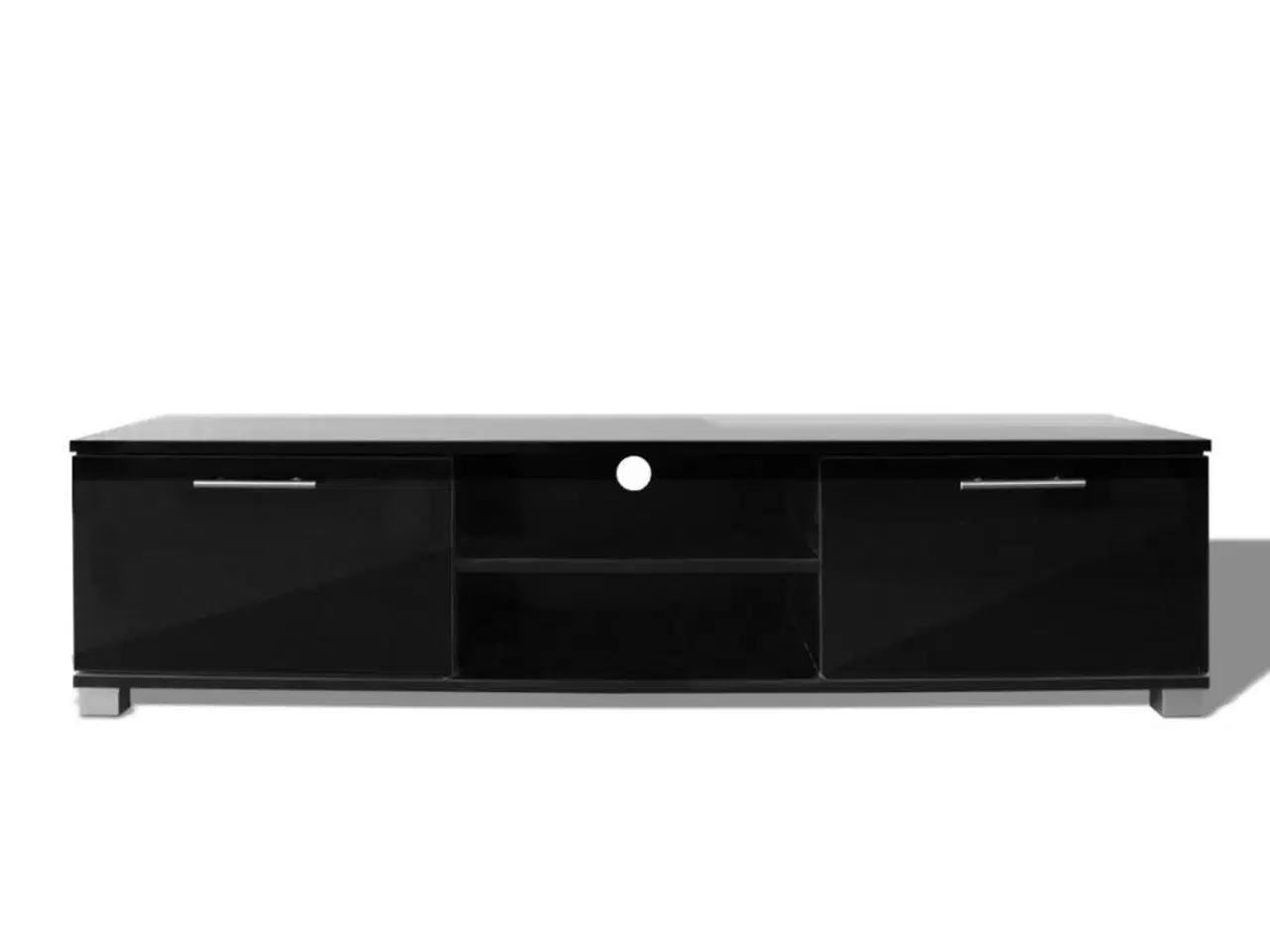 Billede 3 - Tv-bord 120x40,5x35 cm sort højglans