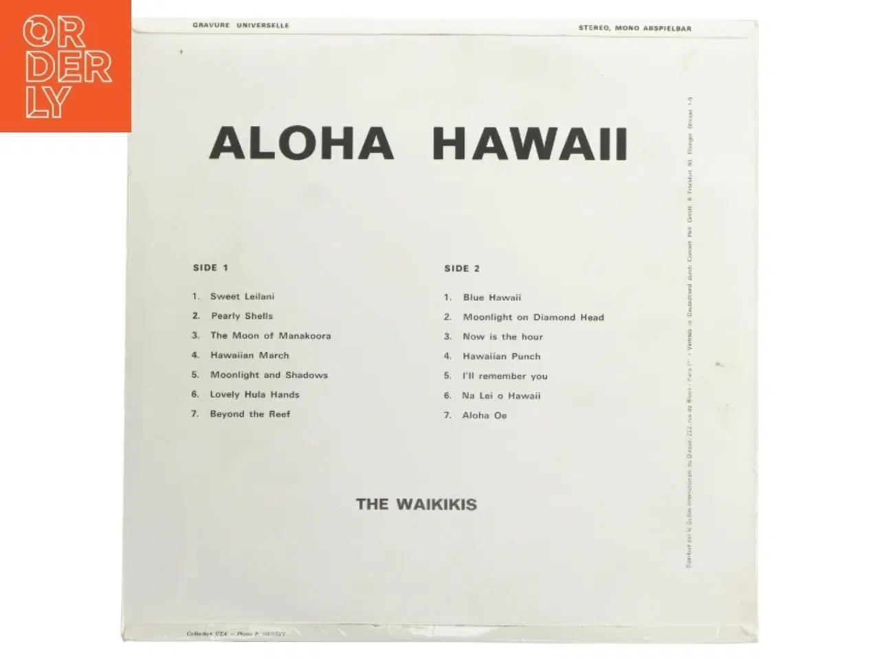 Billede 3 - Aloha Hawaii LP af The Waikikis