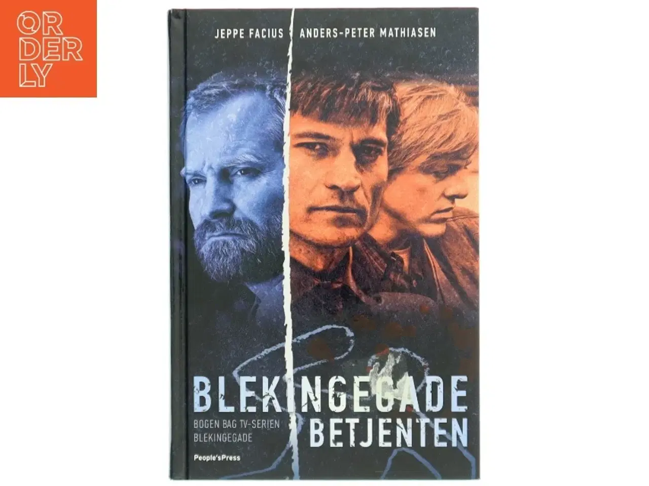 Billede 1 - Blekingegadebetjenten : kriminalinspektør Jørn Moos fortæller af Anders-Peter Mathiasen (Bog)