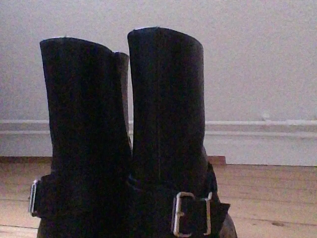 Billede 4 - Sorte læder støvler