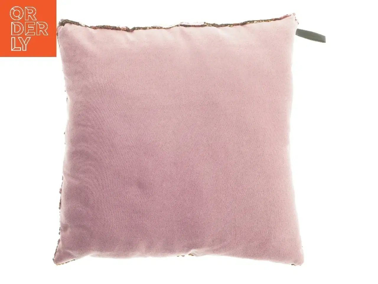 Billede 4 - Pude med skinnende pallietter (str. 36x36 cm)