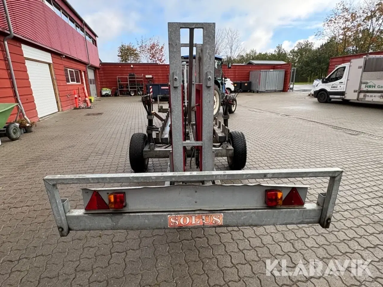 Billede 4 - Påhængsvogn Solus til skraldecontainere