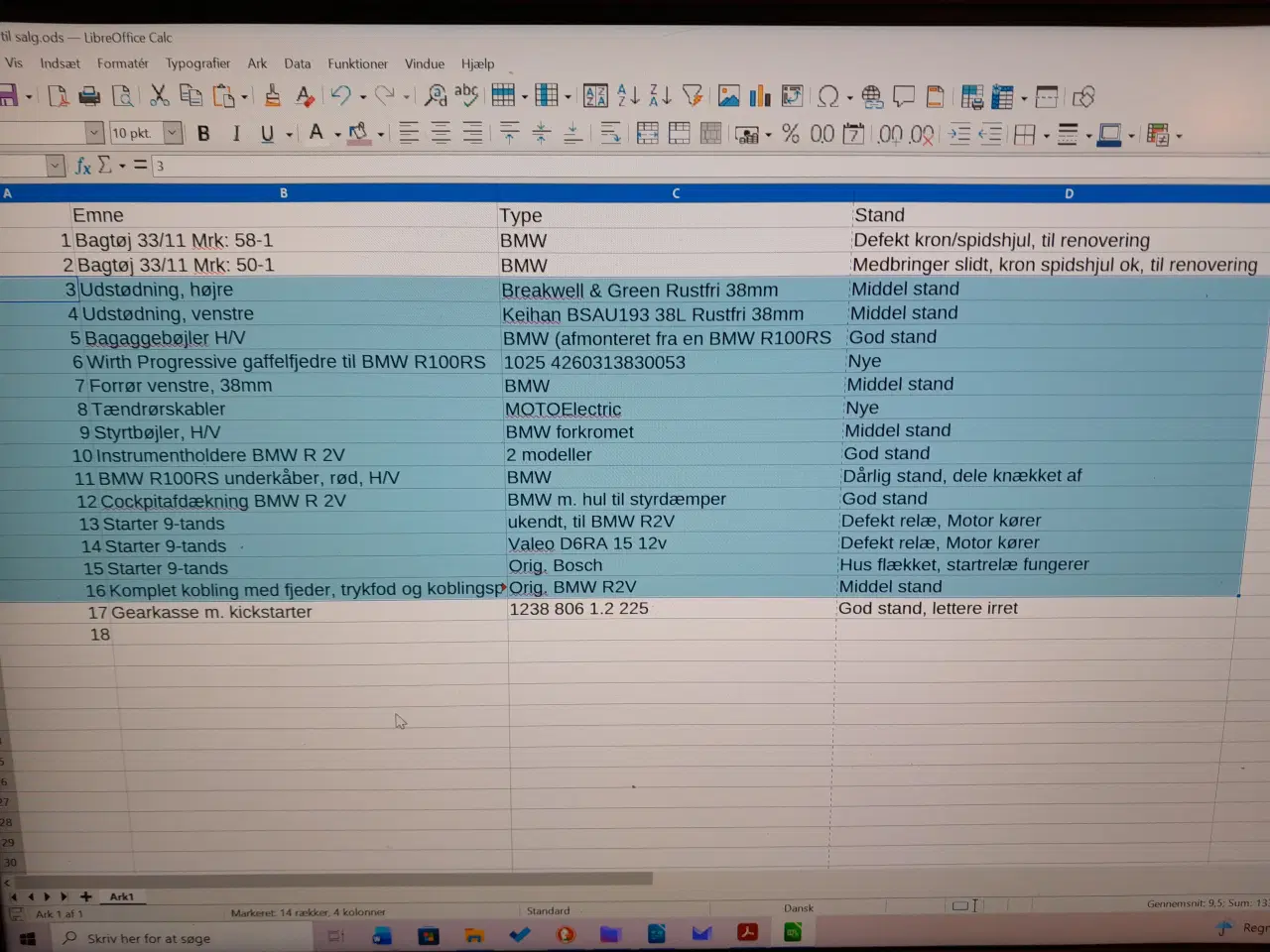 Billede 9 - BMW R100 mm Diverse stumper