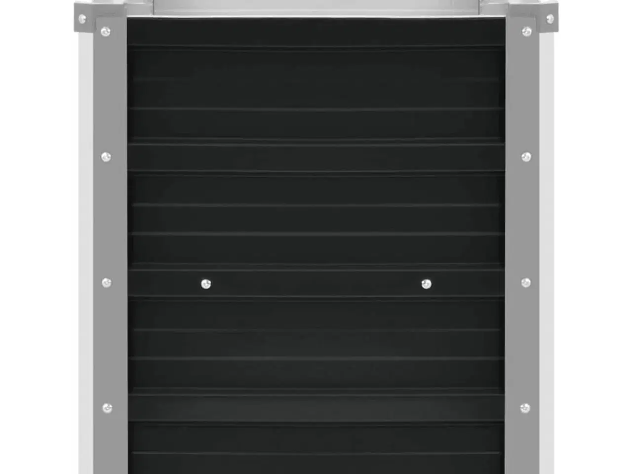 Billede 3 - Hævet plantekasse 160x40x45 cm galvaniseret stål antracitgrå