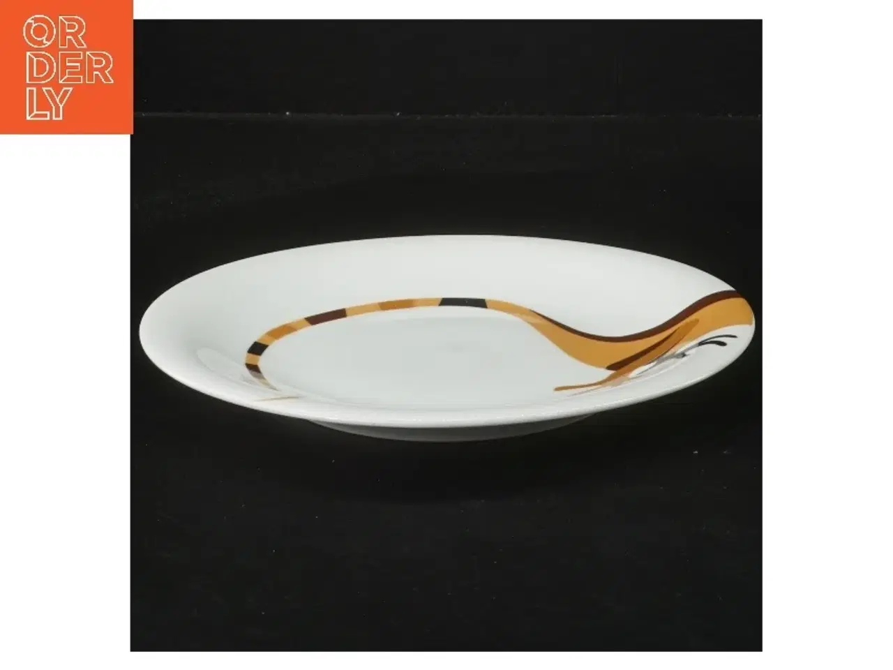 Billede 2 - Porcelænstallerken med gecko motiv fra Schmidt (str. Ø 19 cm)