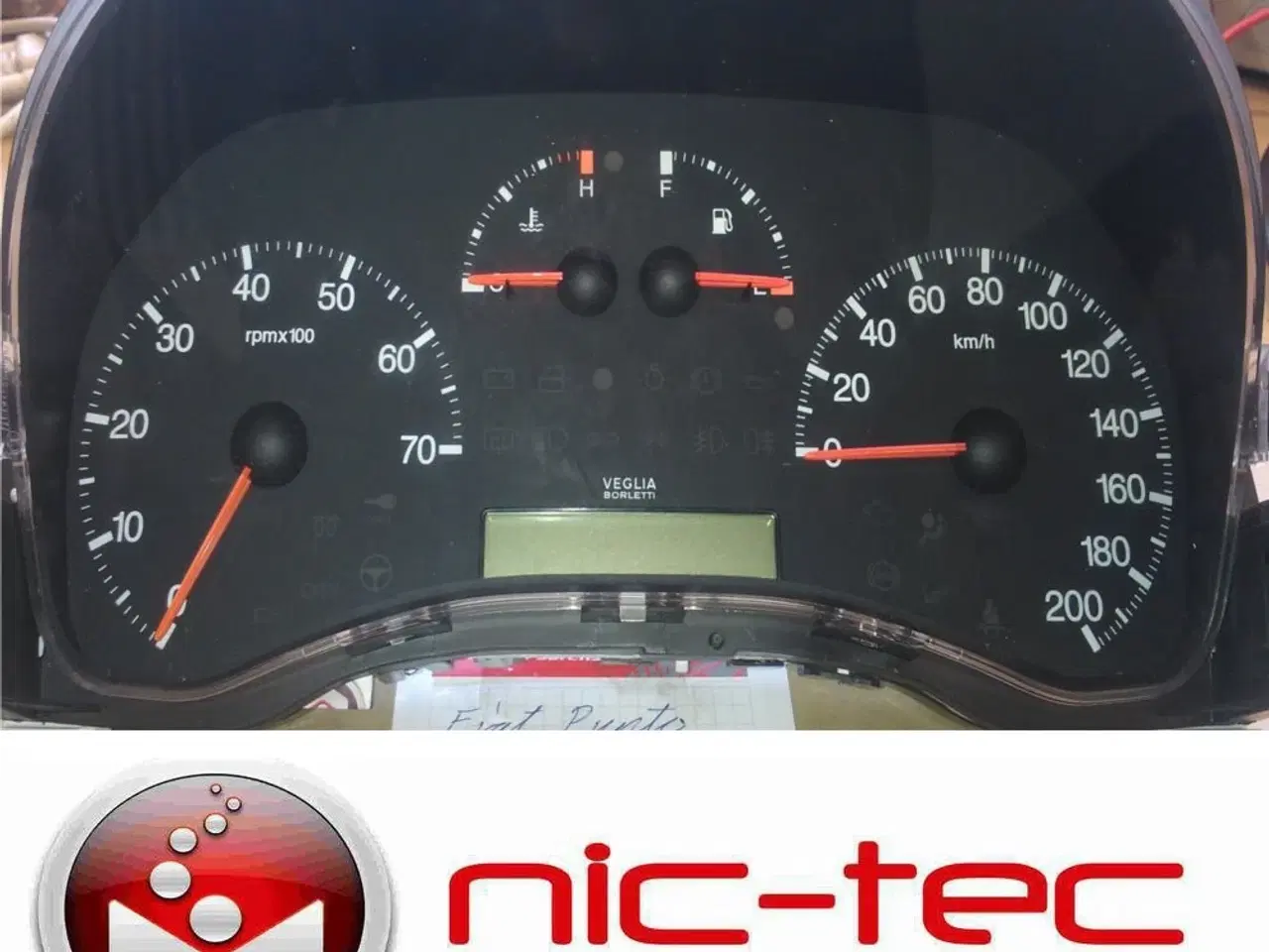 Billede 1 - Fiat Punto Instrument / Speedometer rep