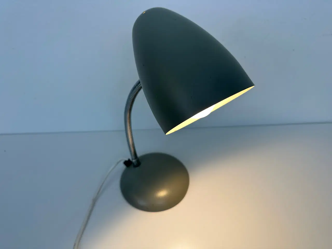 Billede 3 - Retro bordlampe m. flex, grå