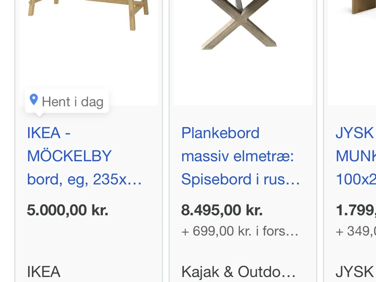 Billede 3 - Velholdt Plankebord 