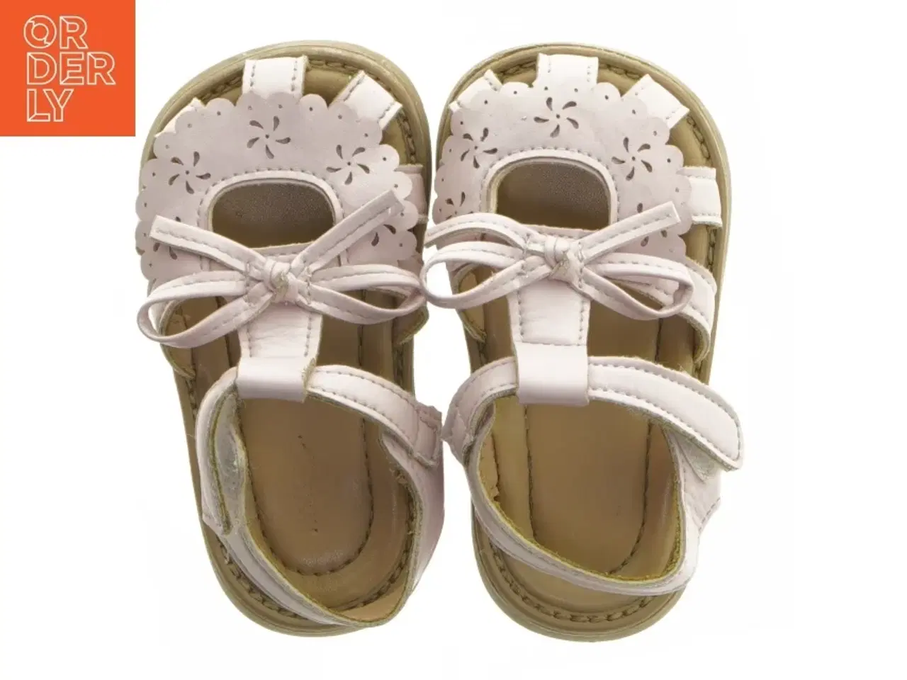 Billede 5 - Lyserøde børnesandaler med remme (str. 21 )