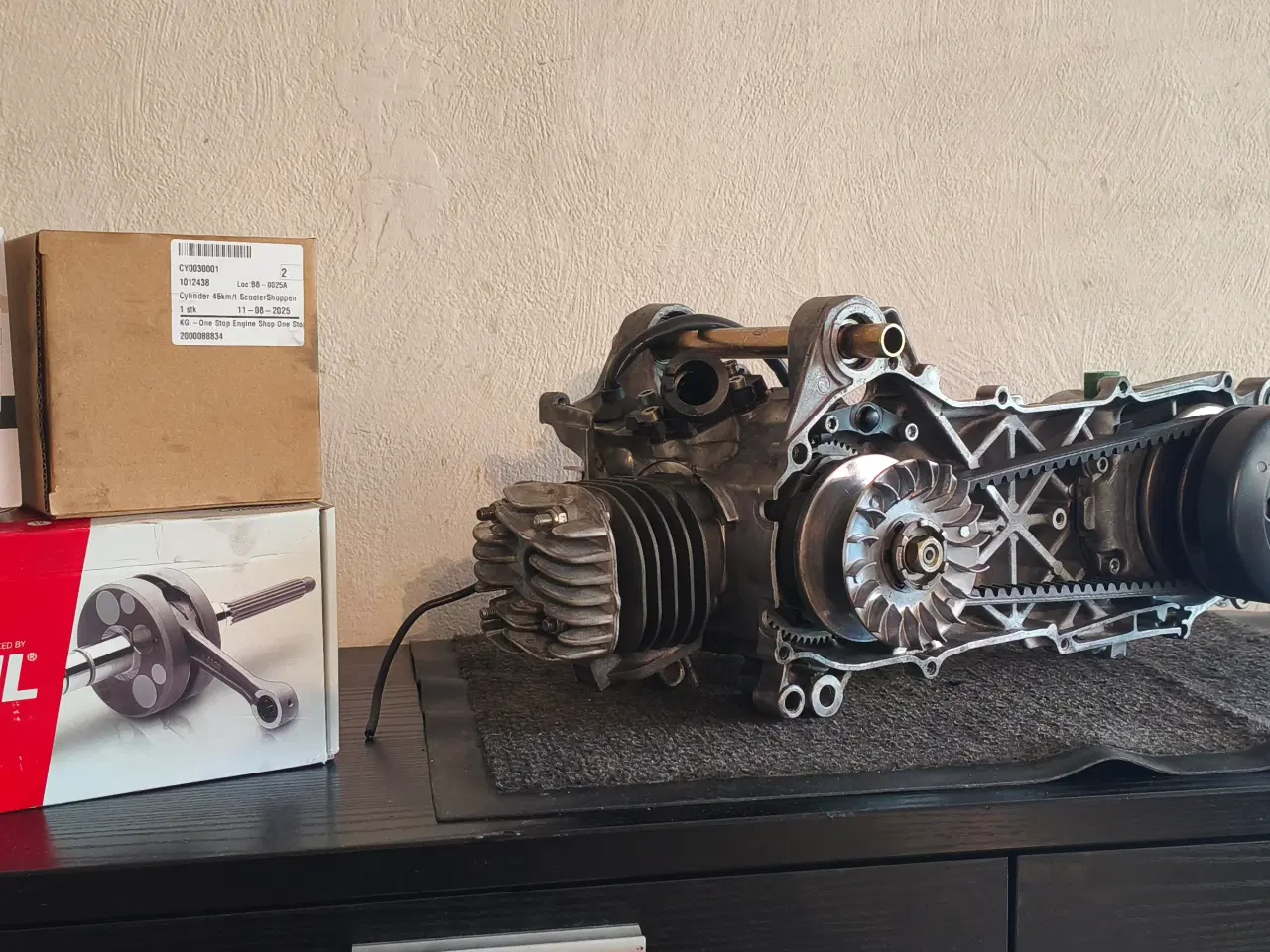 Billede 1 - Original 4MJ kort minarelli 50cc motor med Jasil r