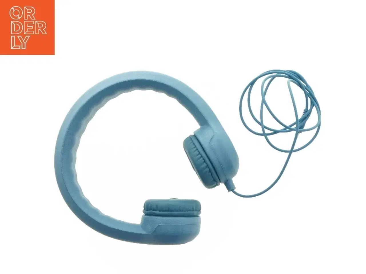 Billede 4 - Blå hovedtelefoner med kabel fra Mitone (str. Ø 19 cm)