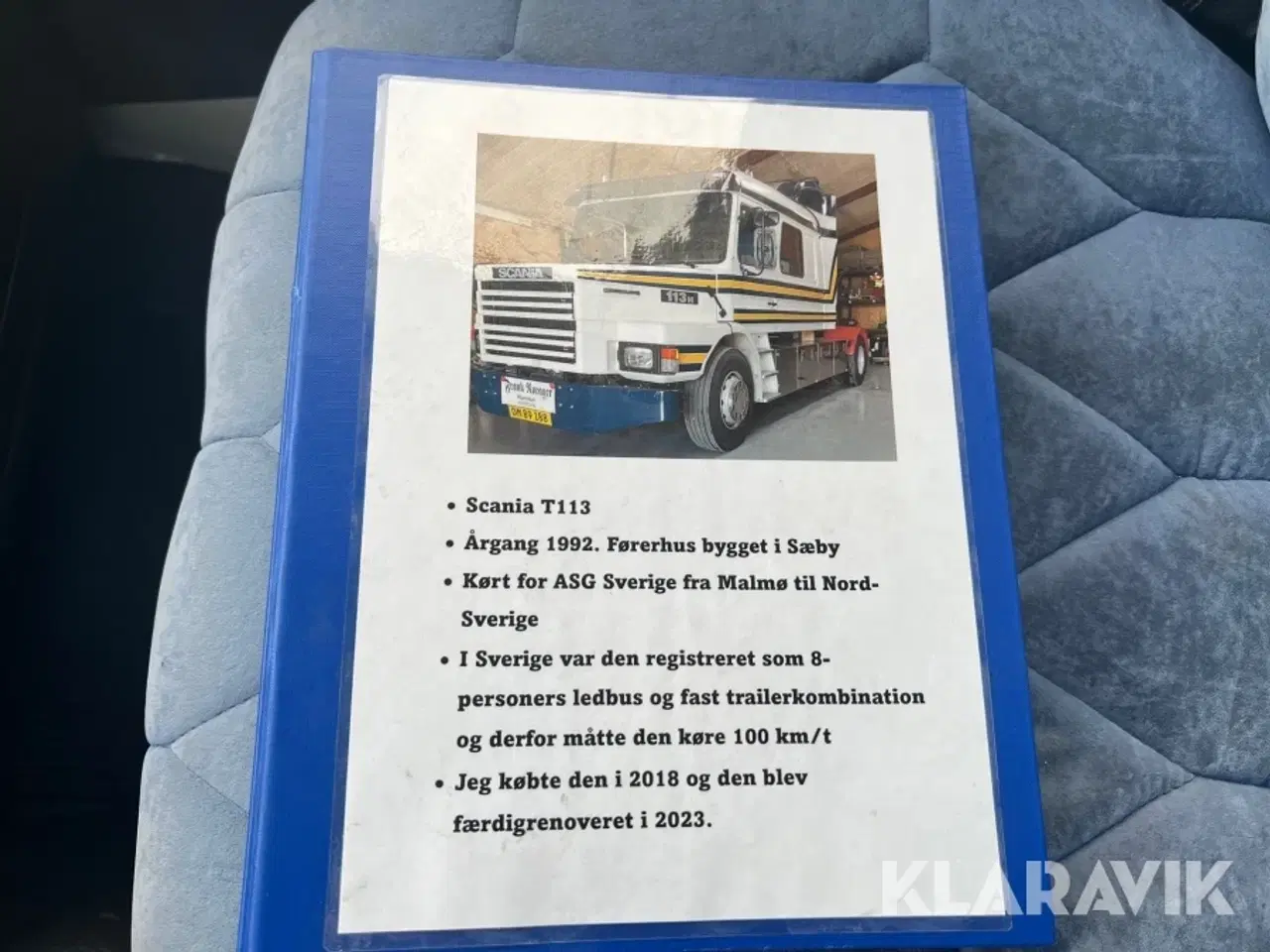 Billede 8 - Veteranlastbil Scania T 113 HL