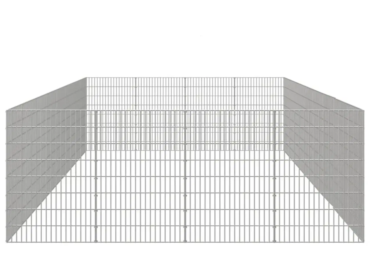 Billede 4 - Kæledyrsindhegning 54x80 cm 24 paneler galvaniseret jern