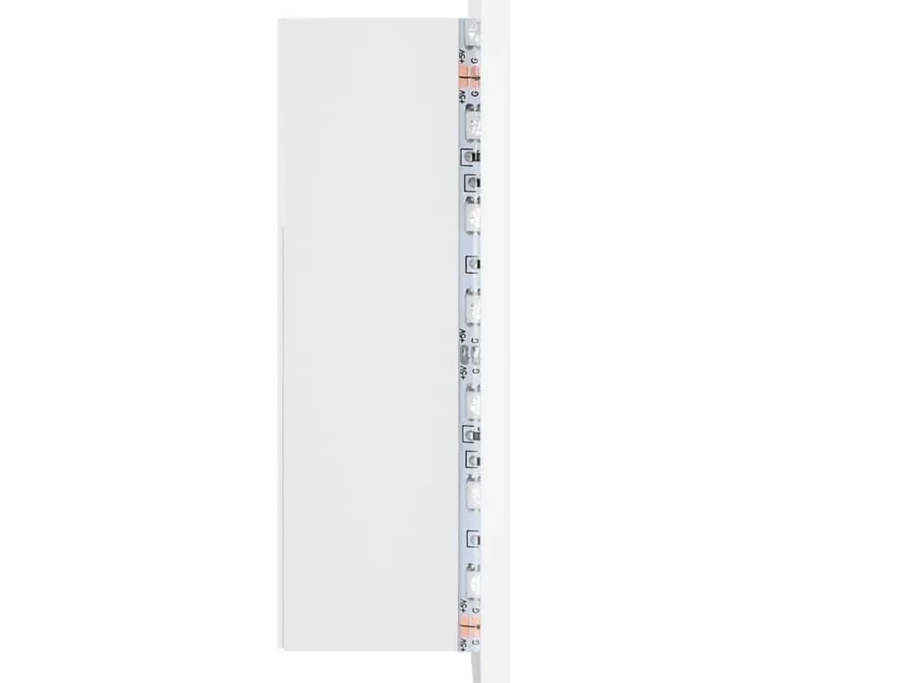 Billede 10 - Badeværelsesskab med LED-lys 40x12x45 cm akryl hvid