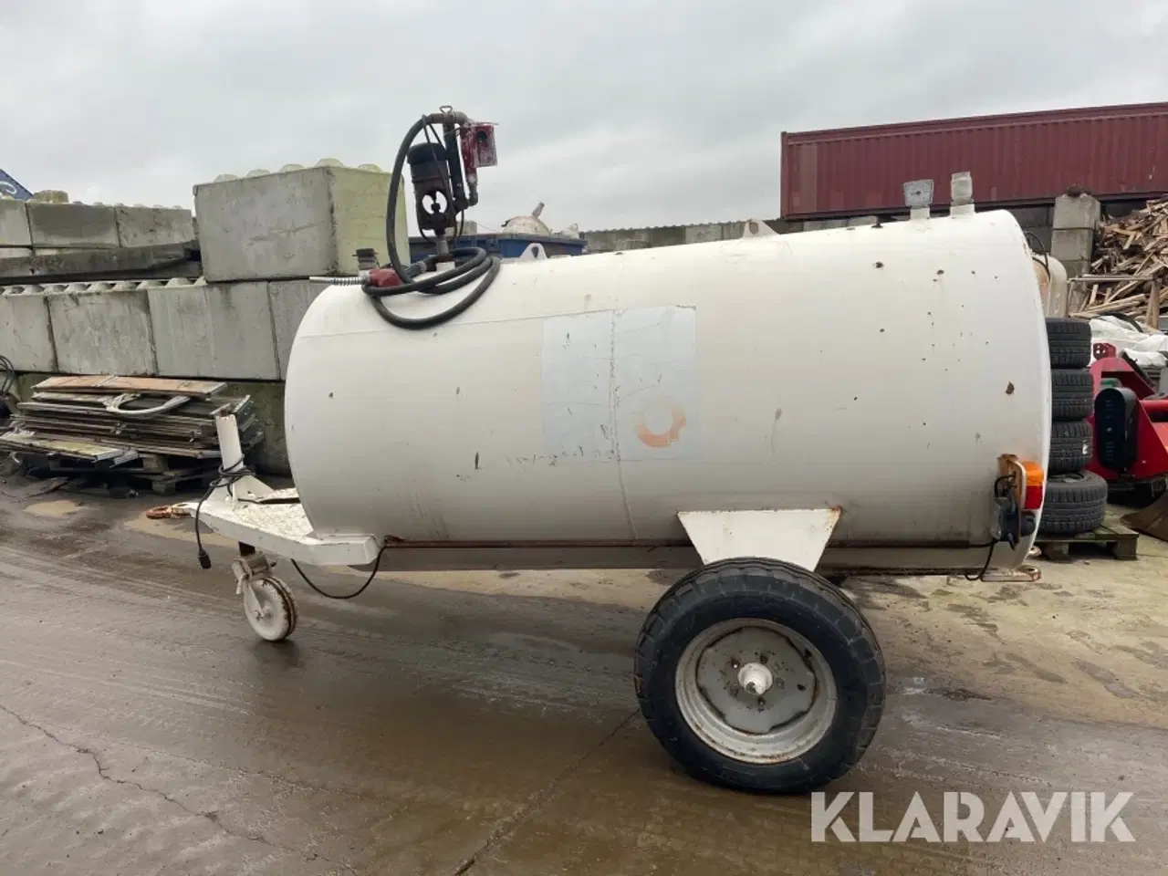 Billede 8 - Transportabel dieseltank med pumpe Roug 2500liters