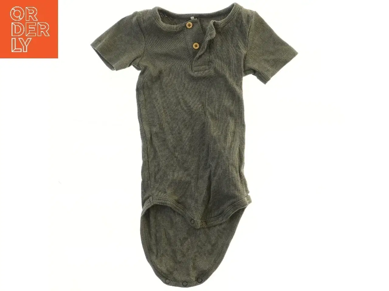 Billede 1 - Kortærmet bodystocking med knapper fra Name It (str. 80)