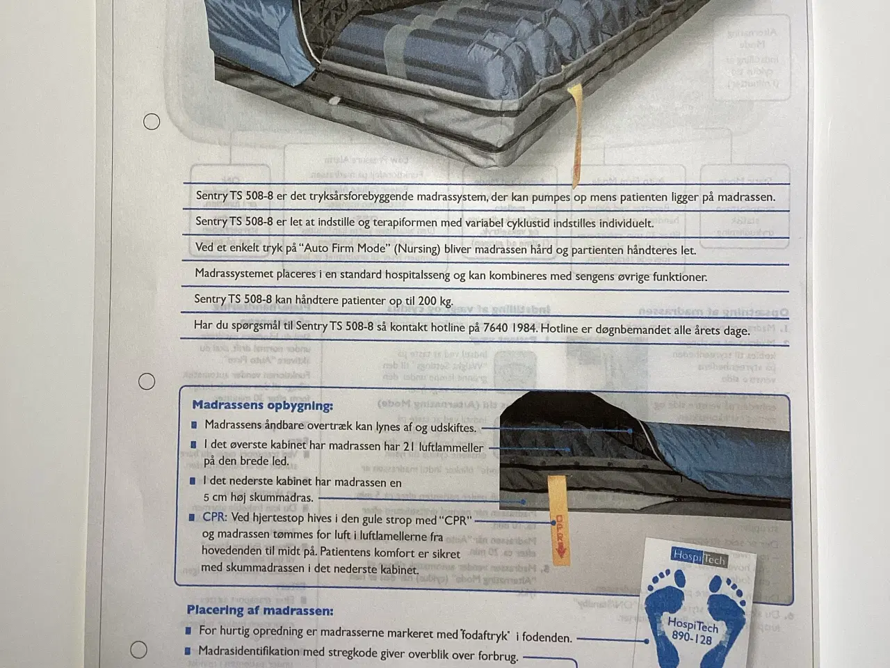 Billede 1 - Trykaflastende sentry hospitalsmadras