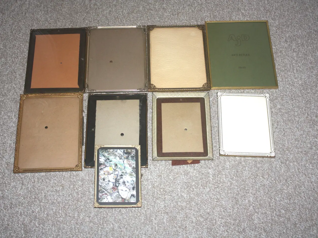 Billede 1 - Gamle metal fotorammer