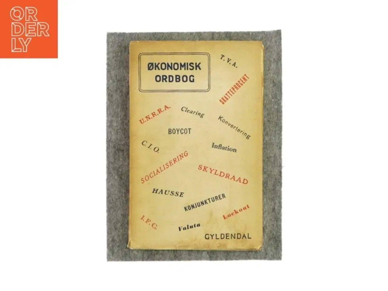 Billede 1 - Økonomisk ordbog fra Gyldendal (Bog)