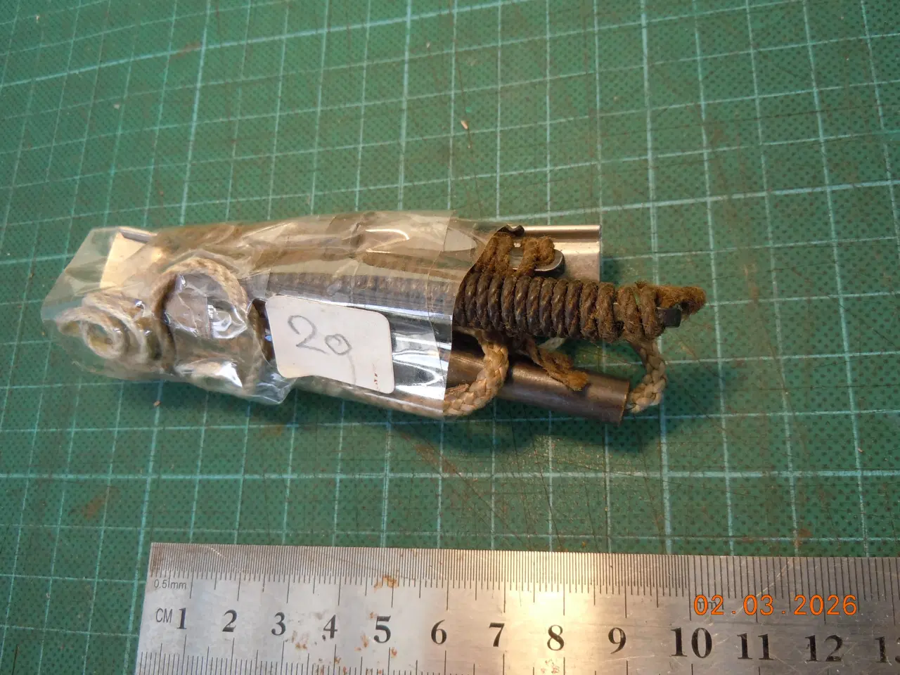 Billede 3 - rensesnor, laderammer og børster til gevær 1953/17